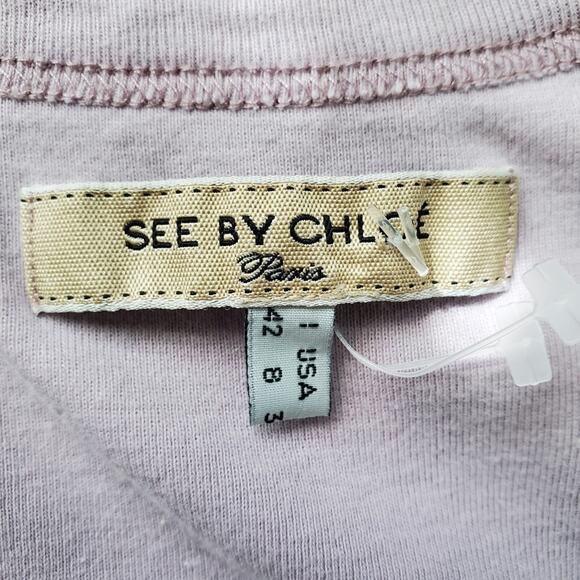 See By Chloe Vintage Lilac Monster Truck Graphic Tee (US 8) - Picture 4 of 7